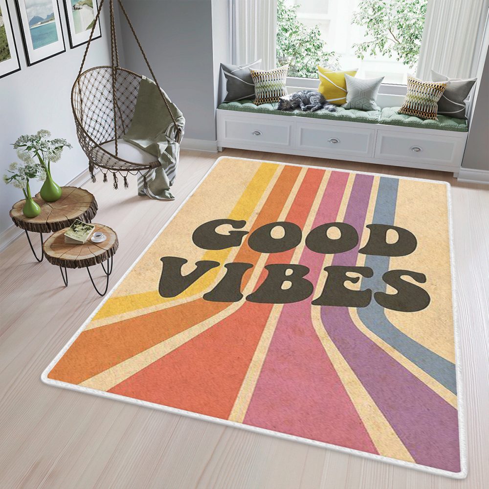 Goods Vibes Rainbow Christmas Gift Teppich