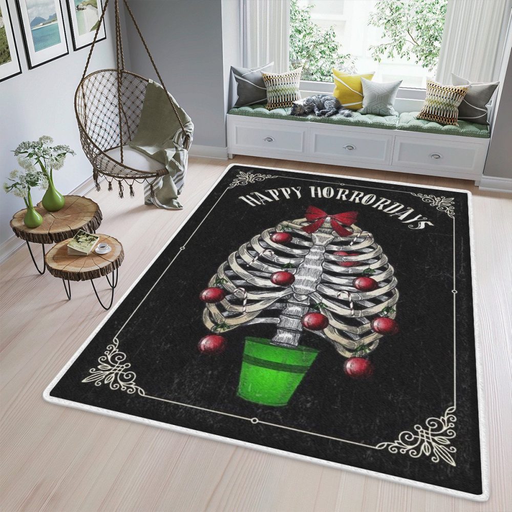 Christmas Tree Skeleton Christmas Gift For lover Teppich