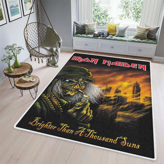 Iron Maiden Heavy Metal Music Band Brighter Than a Thousand Suns Fan Gift Iron Maiden Heavy Metal Music Band Teppich