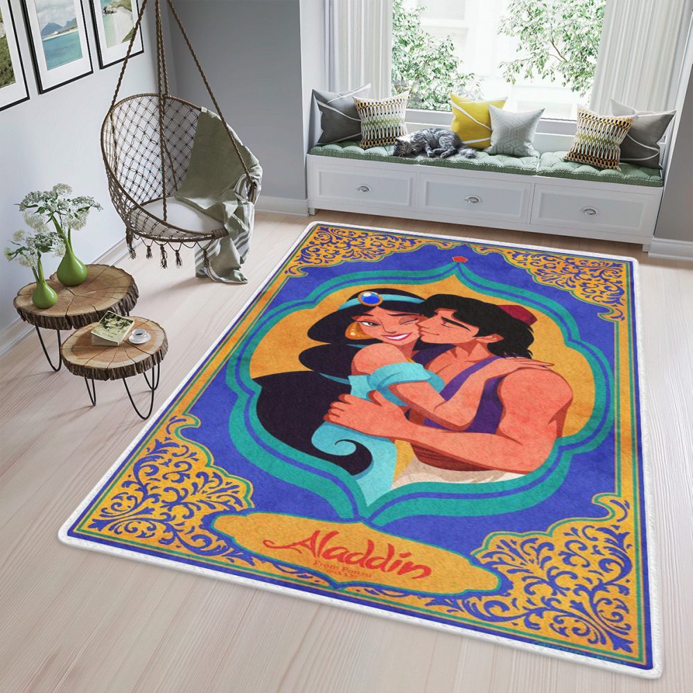 Couple Love Aladdin And Jasmine Disney Christmas GiftAladdin and the Wonderful Lamp Teppich