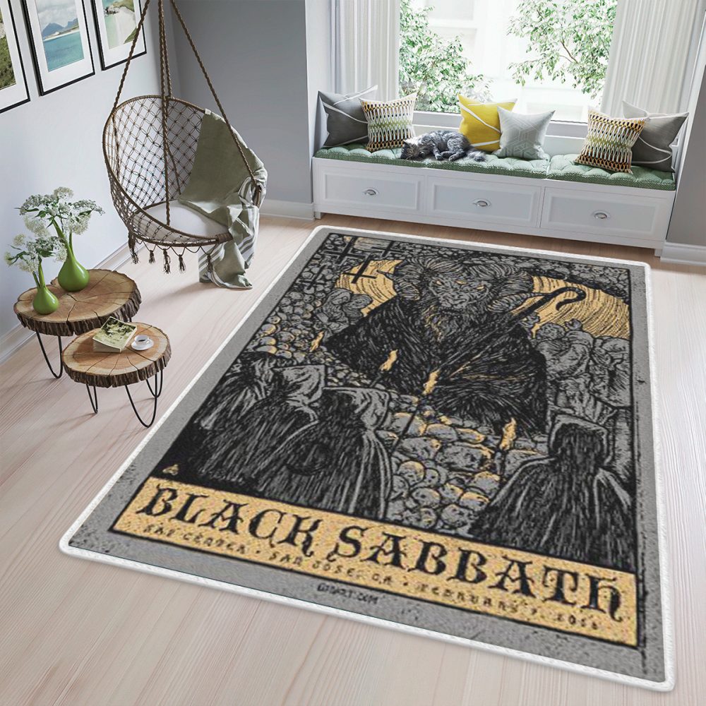 Black Sabbath Band Heavy Metal Christmas Gifts LoverBlack Sabbath Teppich