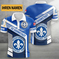 SV Darmstadt 98 Poloshirt mit individuellem Namen Limitierte Edition Blau