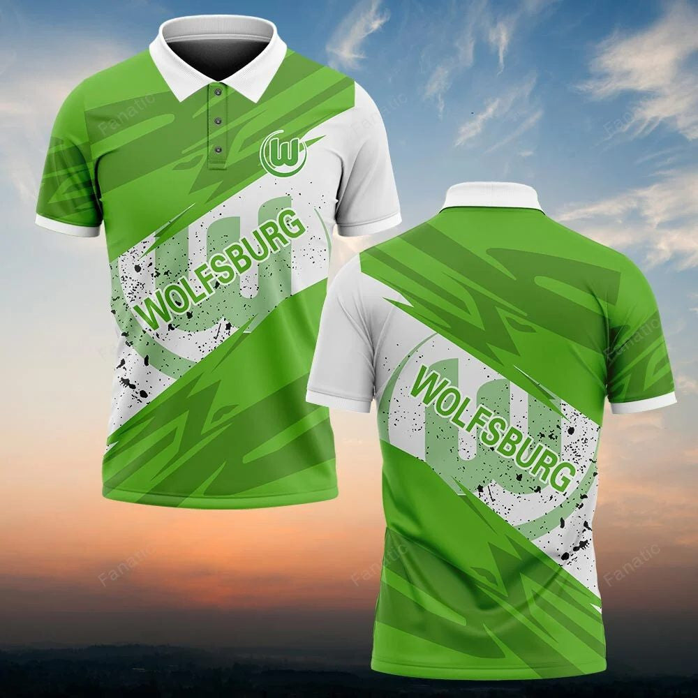 VfL Wolfsburg Poloshirt Sportliches Design Grün
