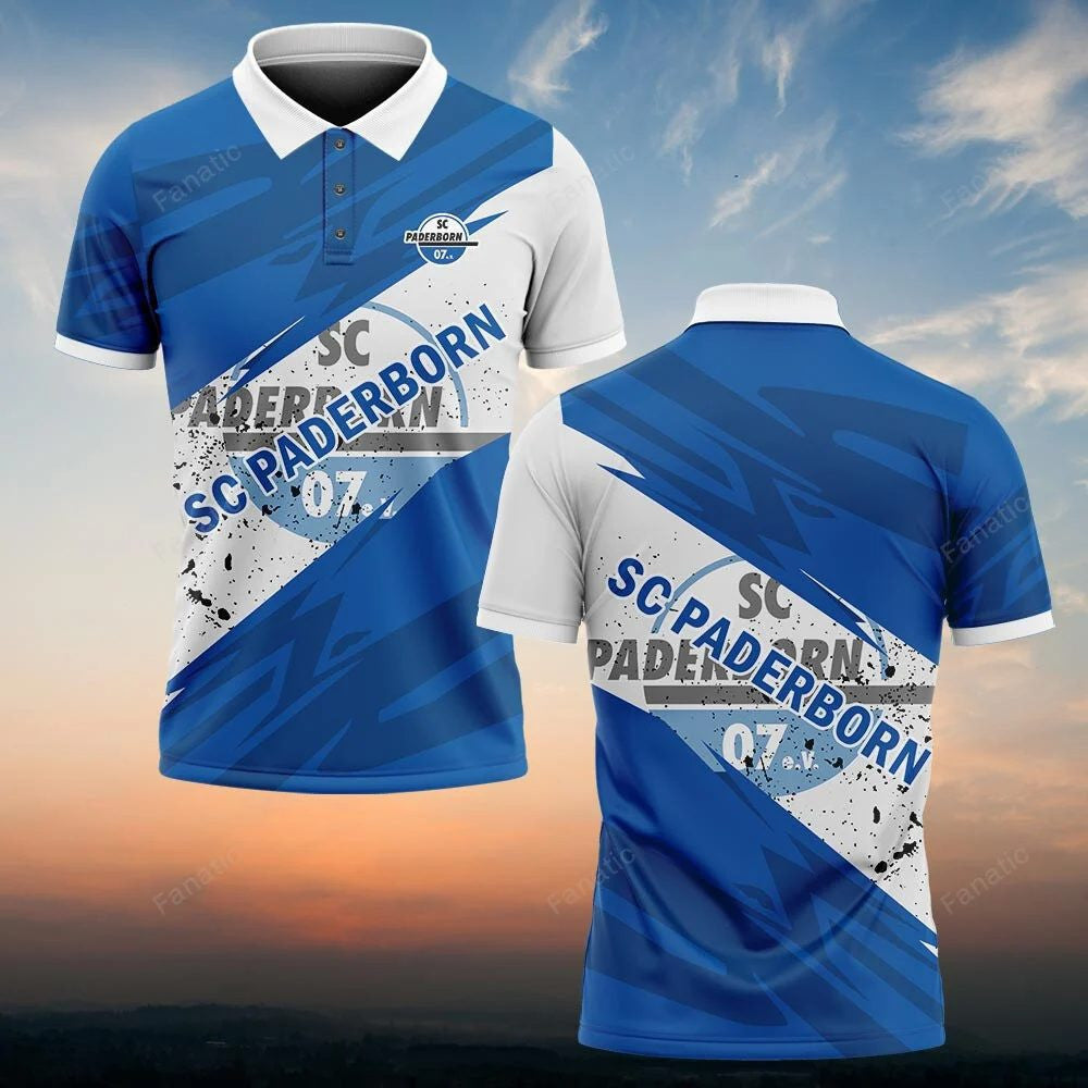 SC Paderborn 07 Poloshirt Sportliches Design Blau