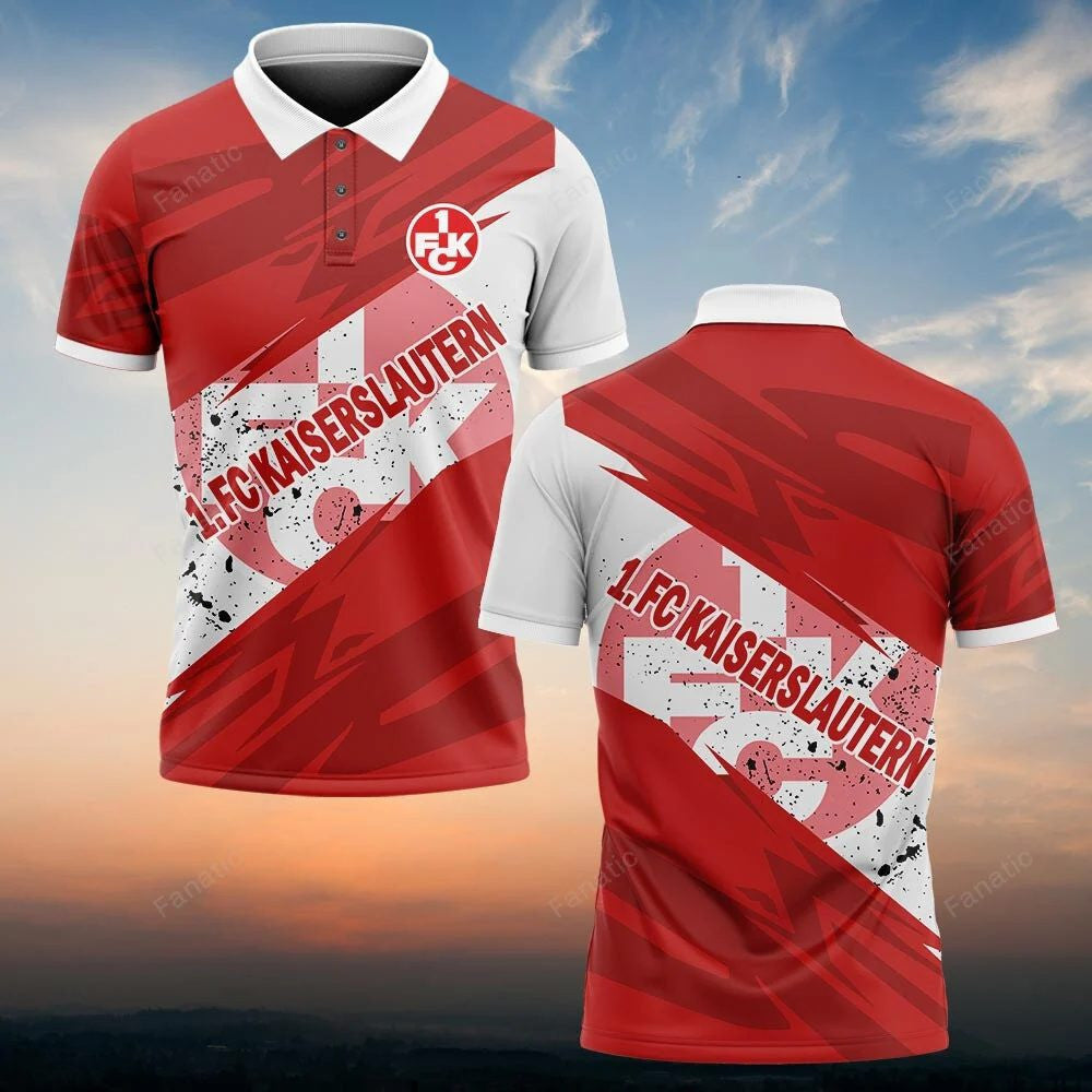 FC Kaiserslautern Poloshirt Sportlicher Stil Rot