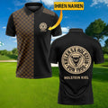 Holstein Kiel Poloshirt Karomuster Schwarz mit individuellem Namen