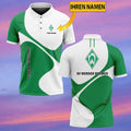 SV Werder Bremen Poloshirt Neuer Stil mit individuellem Namen Grün