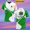 Hannover 96 Poloshirt mit individuellem Namen Neuer Stil Grün