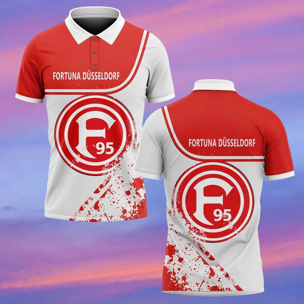 Fortuna Düsseldorf Poloshirt Neue Edition Rot