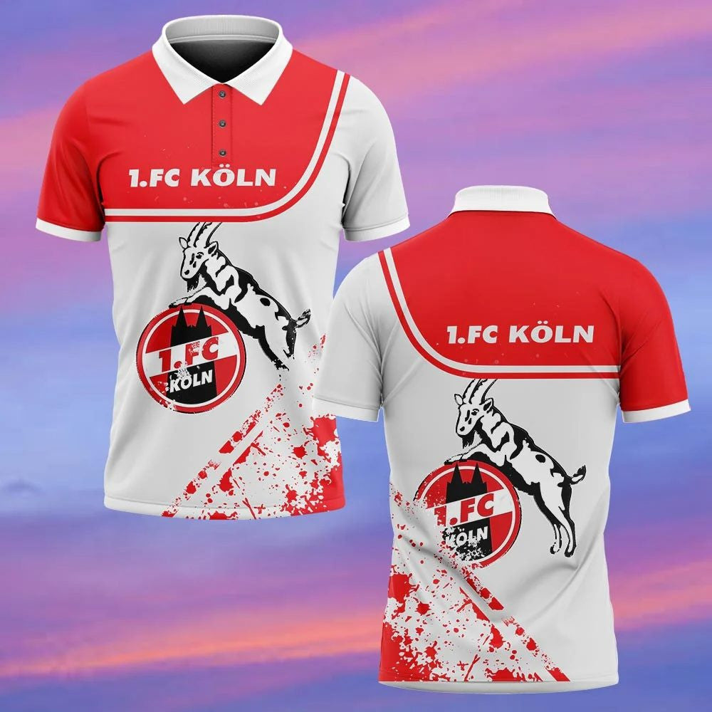 FC Köln Poloshirt Neue Edition Rot
