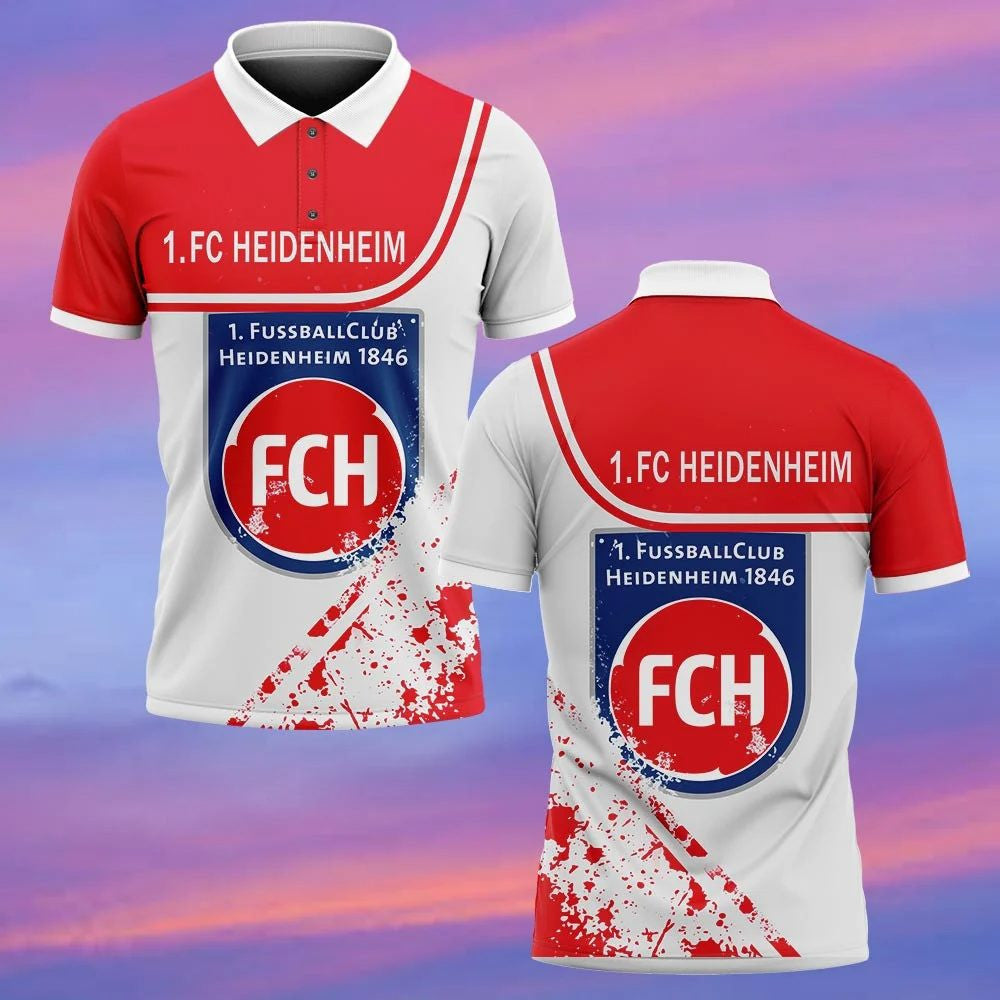 FC Heidenheim 1846 Poloshirt Neue Edition Rot