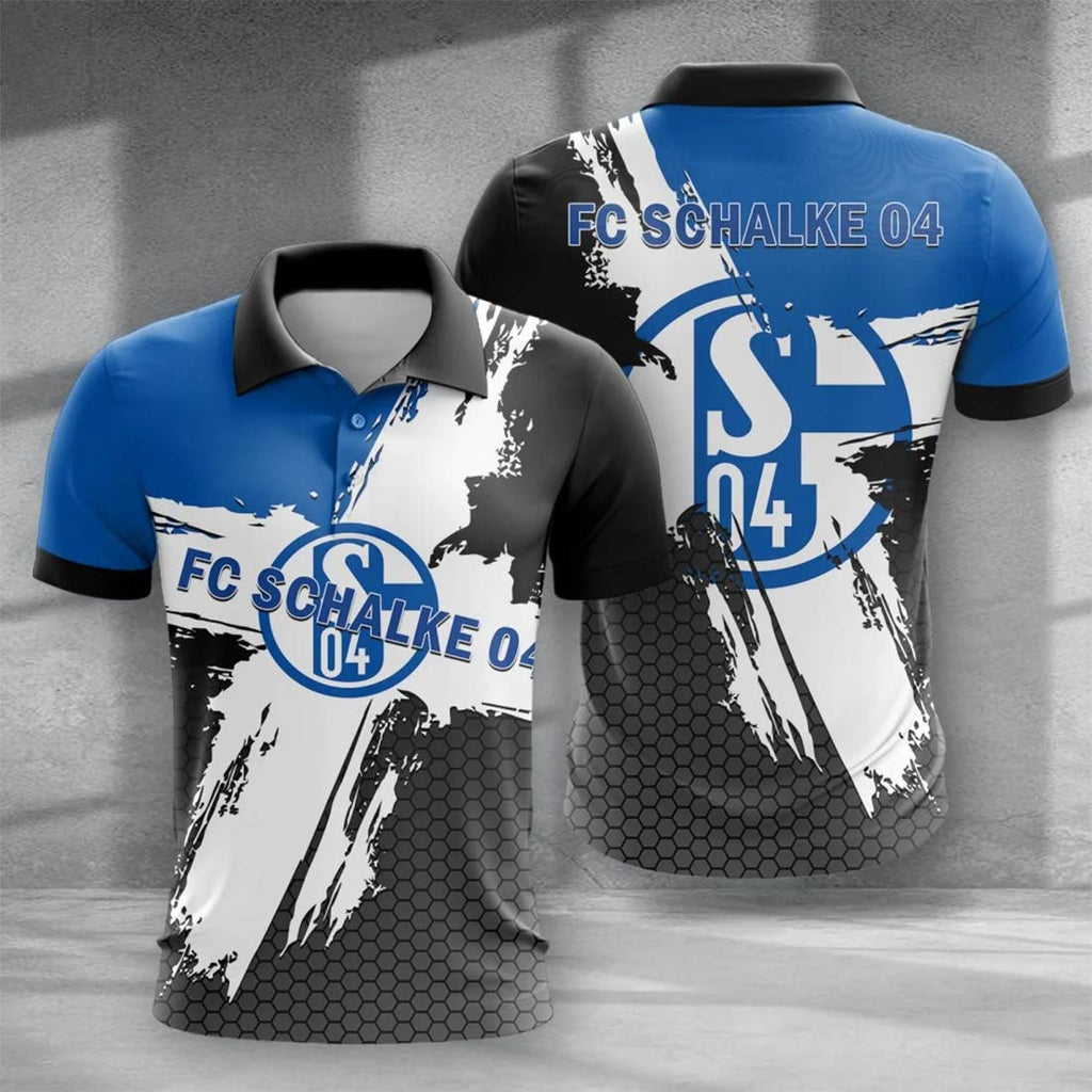 FC Schalke 04 Poloshirt Limitierte Edition Blau