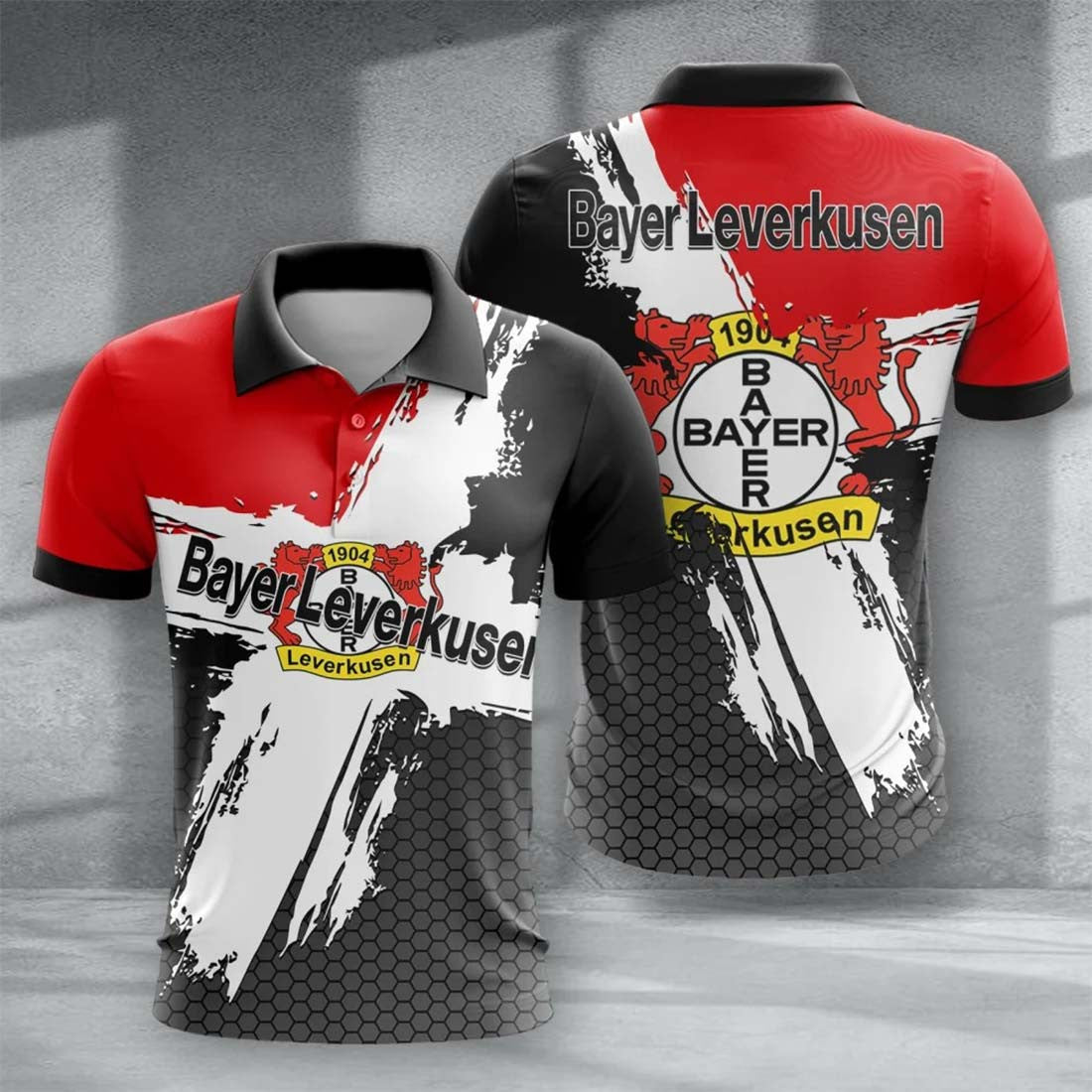 Bayer 04 Leverkusen Poloshirt Limitierte Edition Rot
