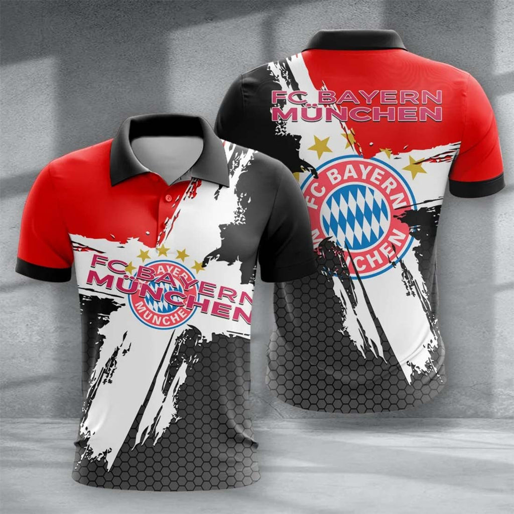 Bayern München Poloshirt Limitierte Edition Rot