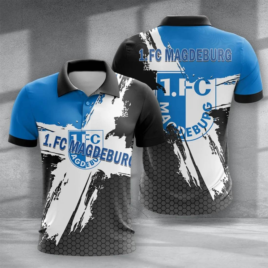 FC Magdeburg Poloshirt Limitierte Edition Blau