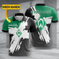 SV Werder Bremen Poloshirt mit individuellem Namen Premium Ausgabe Grün