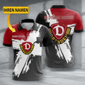 SG Dynamo Dresden Poloshirt Premium Edition mit individuellem Namen Rot