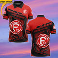 Fortuna Düsseldorf Poloshirt mit individuellem Namen Neue Edition Rot