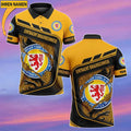 Eintracht Braunschweig Poloshirt mit individuellem Namen Neue Edition Gelb