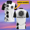 Hannover 96 Hoffenheim Poloshirt Sonderedition mit individuellem Namen Weiß