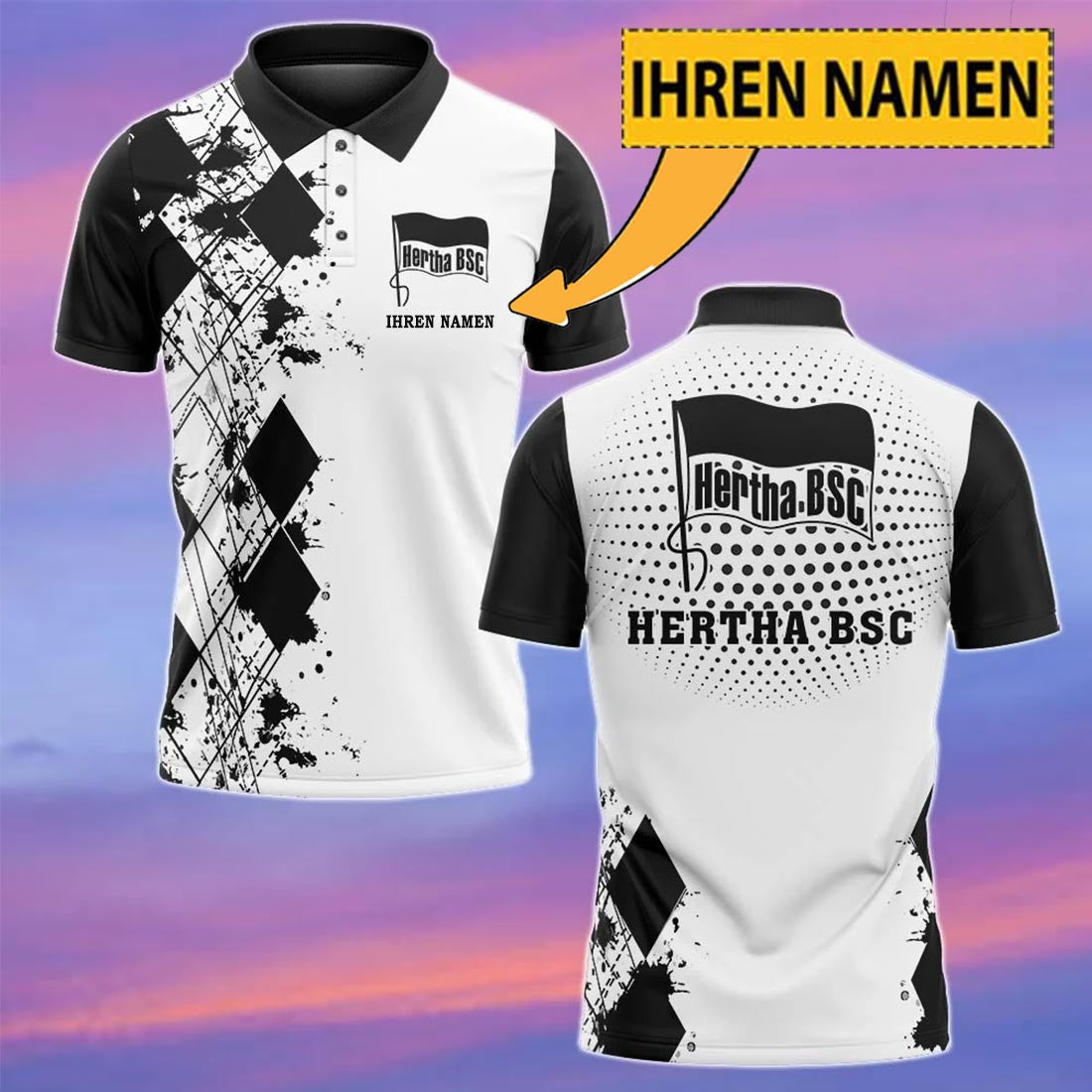 Hertha BSC Poloshirt Sonderedition Weiß