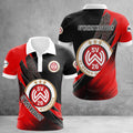 SV Wehen Wiesbaden Poloshirt Sonderedition Rot Schwarz