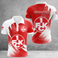 1. FC Kaiserslautern Poloshirt Sonderedition Weiß Rot