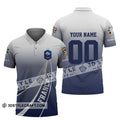Französische Nationalmannschaft Poloshirt Blau