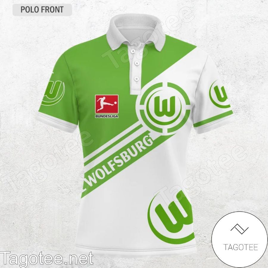 VfL Wolfsburg Poloshirt Die Unabsteigbaren Grün Weiß
