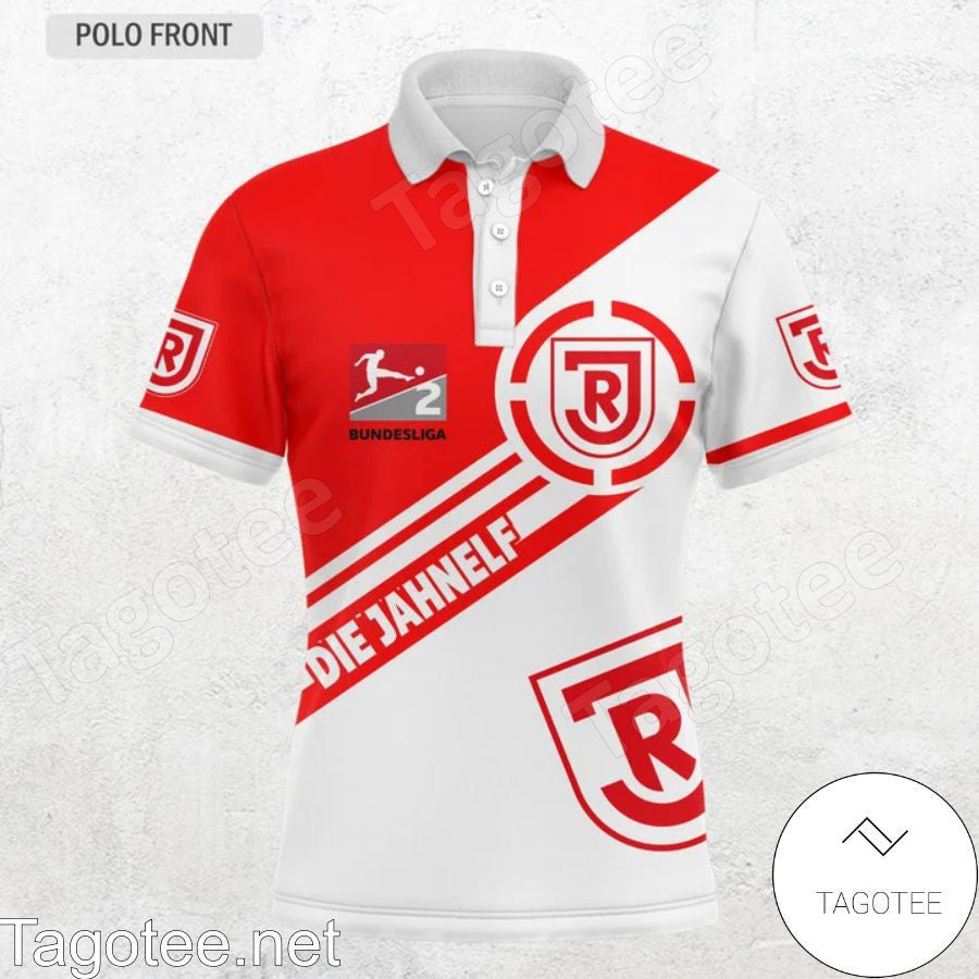 SSV Jahn Regensburg Poloshirt Die Jahnelf Rot Weiß