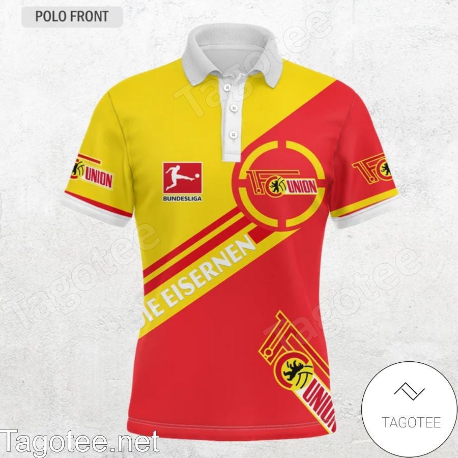 FC Union Berlin Poloshirt Die Eisernen Gelb Rot