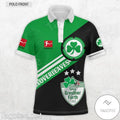 SpVgg Greuther Fürth Poloshirt Kreis Design Schwarz Grün