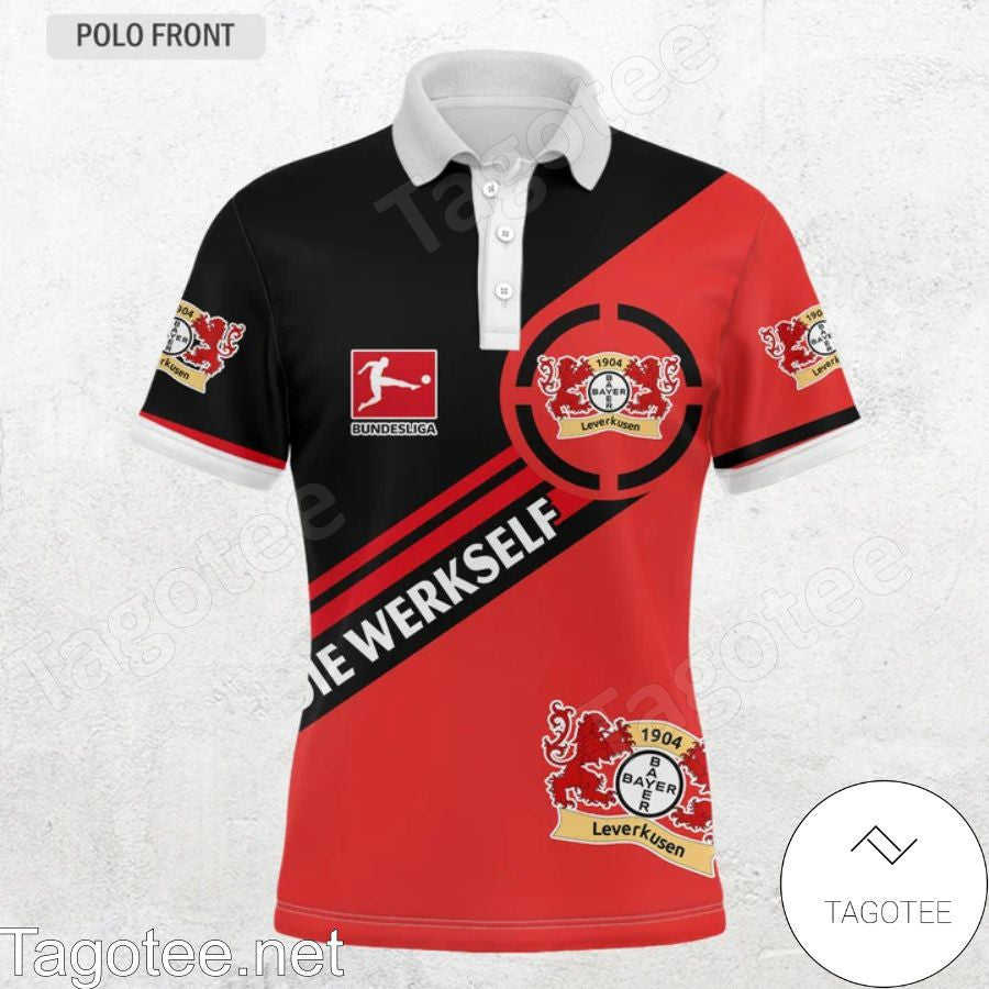 Bayer 04 Leverkusen Poloshirt Die Werkself Schwarz Rot