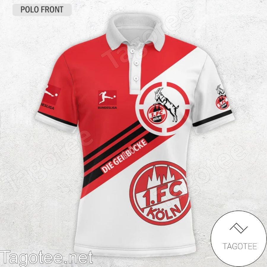 FC Köln Poloshirt Die Geißböcke Rot Weiß