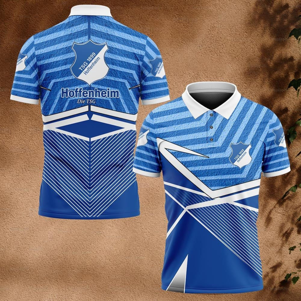 TSG 1899 Hoffenheim Poloshirt Neuer Grundstil Vollflächig Bedruckt