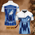 TSG 1899 Hoffenheim Poloshirt Pfeil Design mit individuellem Namen Neue Edition Vollflächig Bedruckt