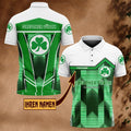 SpVgg Greuther Fürth Poloshirt Pfeil Design mit individuellem Namen Neue Edition Vollflächig Bedruckt