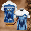 SC Paderborn 07 Poloshirt Pfeil Design mit individuellem Namen Neue Edition Vollflächig Bedruckt