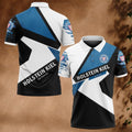Holstein Kiel Poloshirt Geometrisches Design Vollflächig Bedruckt