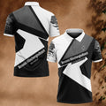 Borussia Mönchengladbach Poloshirt Geometrisches Design Vollflächig Bedruckt