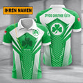 SpVgg Greuther Fürth Poloshirt Alltagsstil Design Vollflächig Bedruckt mit individuellem Namen