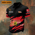 FC Union Berlin Poloshirt Riss Design Neue Edition mit individuellem Namen