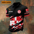 FC Kaiserslautern Poloshirt Riss Design Neue Edition mit individuellem Namen