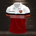 SG Dynamo Dresden Poloshirt Streifen Design Neuer Stil mit individuellem Namen
