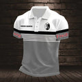 SC Freiburg Poloshirt mit individuellem Namen Neuer Stil Gestreift
