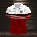 FC Ingolstadt 04 Poloshirt Streifen Design Neuer Stil mit individuellem Namen
