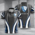 VfL Bochum 1848 Poloshirt Neue Version mit individuellem Namen Grau