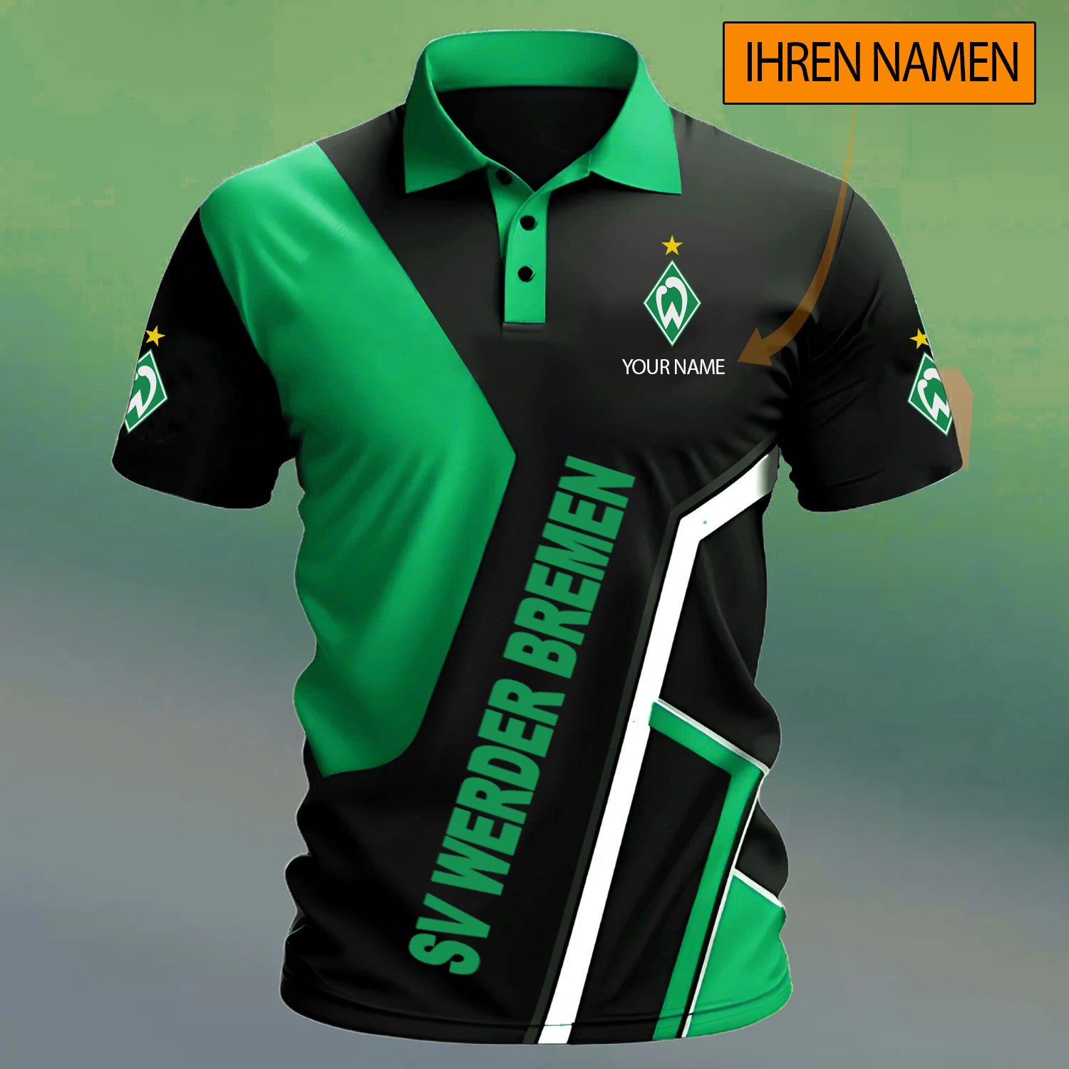 SV Werder Bremen Poloshirt Sonderedition mit individuellem Namen