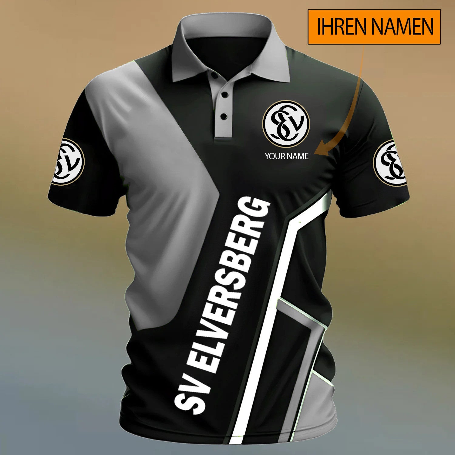 SV Elversberg Poloshirt Sonderedition mit individuellem Namen