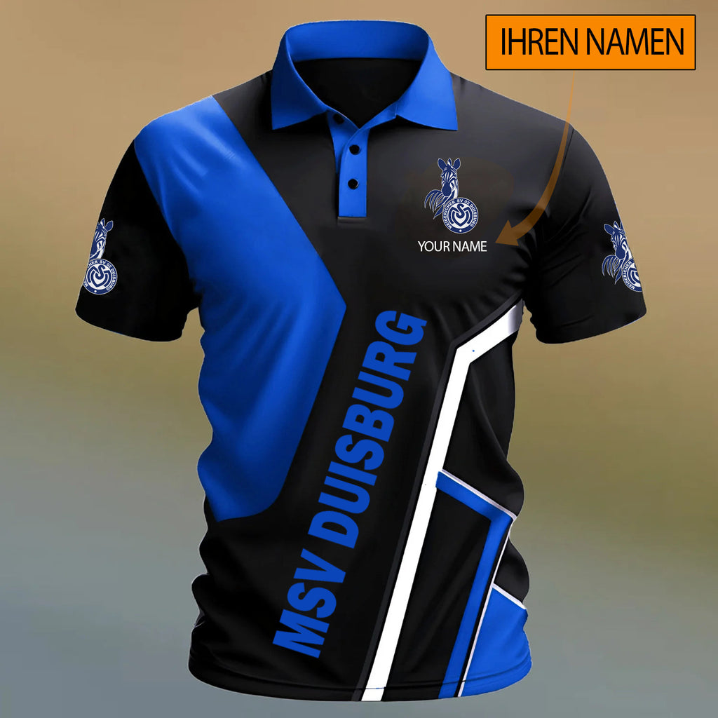 MSV Duisburg Poloshirt Sonderedition mit individuellem Namen